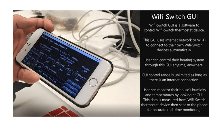 室温一元管理のサーモスタット「WifiSwitch」