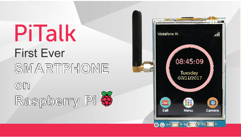 Raspberry Piに対応するモジュラー式スマートフォン「Pi Talk」 Raspberry Piに対応するモジュラー式スマートフォン「Pi Talk」
