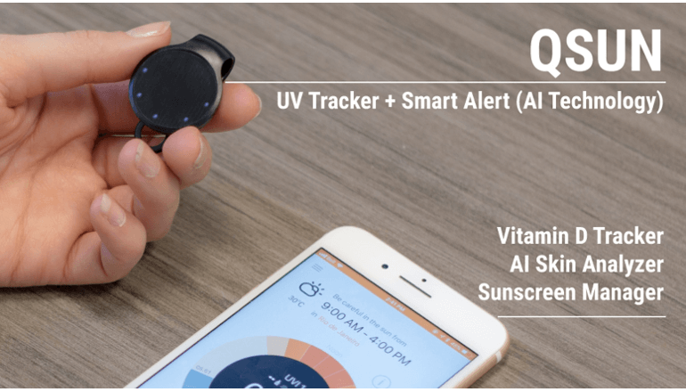 これからは紫外線もスマートデバイスで対策する時代に「QSun」 これからは紫外線もスマートデバイスで対策する時代に「QSun」