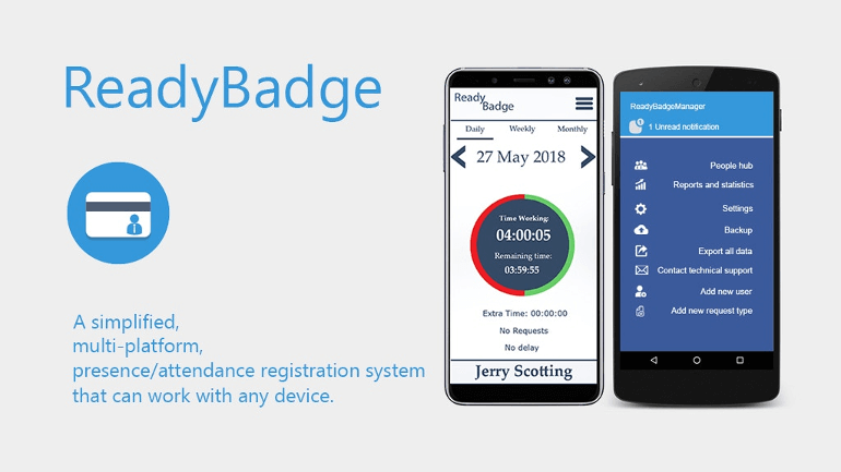 タイムカードや人員整理はこれ一つでマネジメントしてしまおう「ReadyBadge」 タイムカードや人員整理はこれ一つでマネジメントしてしまおう「ReadyBadge」