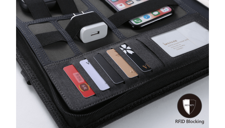 スマホのワイヤレス充電が可能なノートブック「imSTONE Wireless Charging Padfolio 2.0」 スマホのワイヤレス充電が可能なノートブック「imSTONE Wireless Charging Padfolio 2.0」