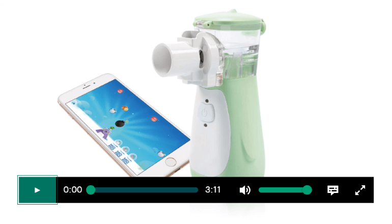 世界初のゲームガイド型吸入器「BriutCare」 世界初のゲームガイド型吸入器「BriutCare」