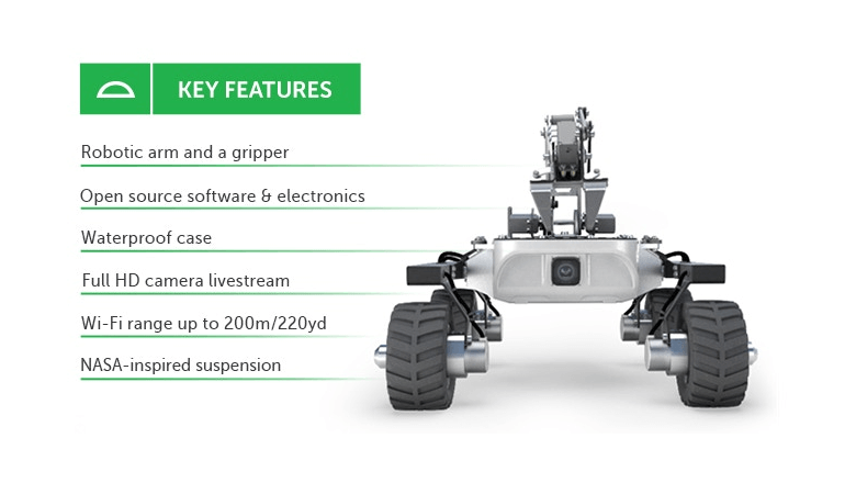 拡張可能ロボット「Turtle Rover」があらゆる場所を探索