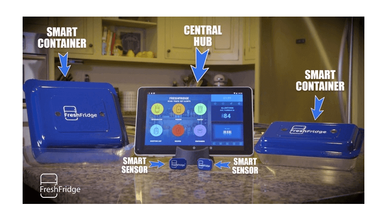 食材を管理する「FreshFridge」で食品廃棄量を削減