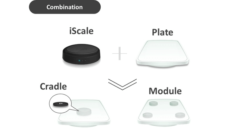 スマートなIoT計量器「iScale」サイズが異なるモノを計量可能