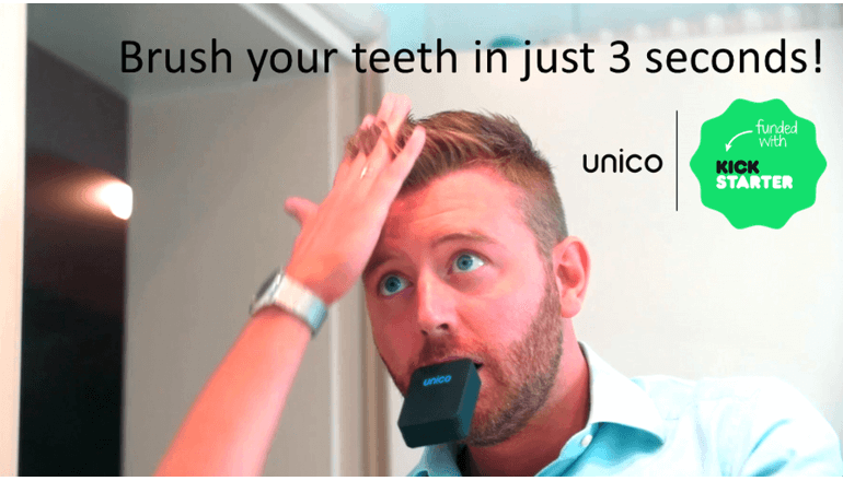 わずか3秒でお手軽歯磨き。「Unico™ smartbrush」
