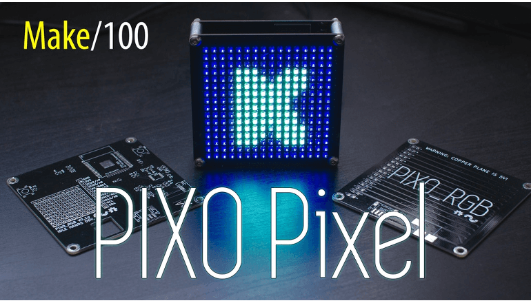 電子工作になれ親しんだ人に送るIoTのRGBディスプレイ「PIXO Pixel」