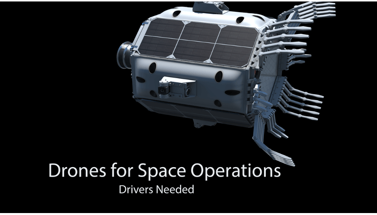 宇宙で活躍できるドローンの開発を目指して。「Drones for Space Operations」