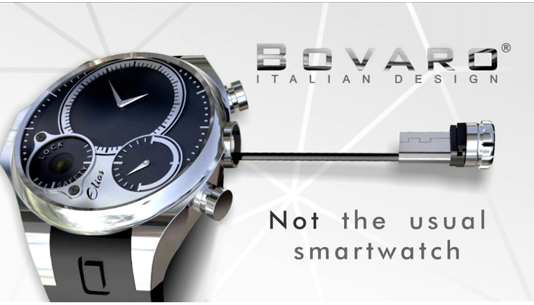 緊急時のお供として大活躍する多機能型腕時計「Bovaro」