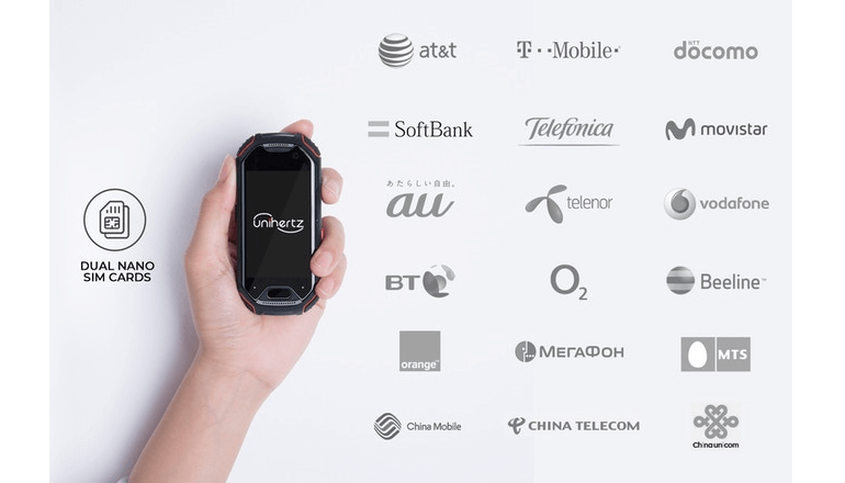 世界最小、最高レベルのタフさを備えた4Gスマートフォン「ATOM」
