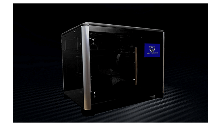 精度と彩度のある作品作りに最適な3Dプリンタをお手軽に「Venturi 3D」