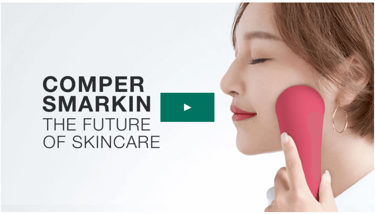 肌の健康をハンディタイプの次世代スマートスキンケアマシンで守ろう「Comper Smarkin」