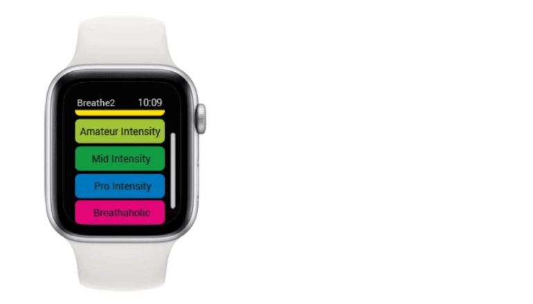 Apple Watchに無料のヘルスケア機能を搭載しよう「Breathe2」