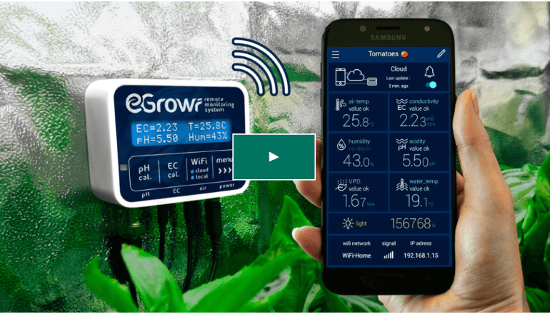 簡単なデバイスでスマートな水耕栽培を実現「EGROWR」
