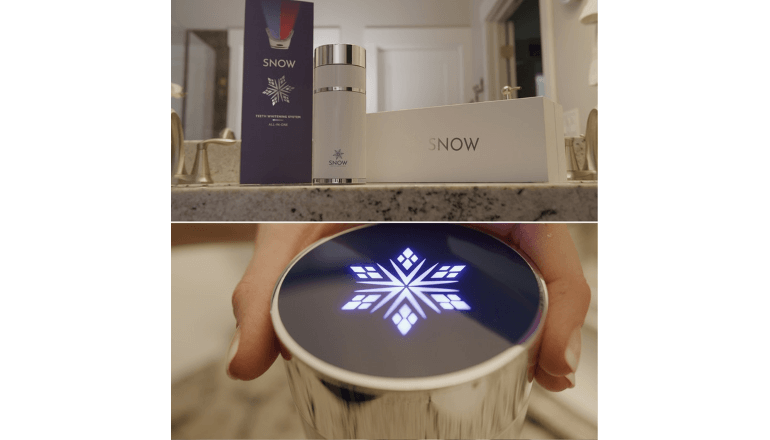 家庭で簡単にホワイトニングが行えるワイヤレスデバイス「SNOW」