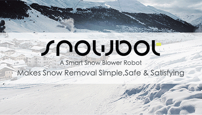 降り積もった雪を効率よく除去しよう「Snowbot」