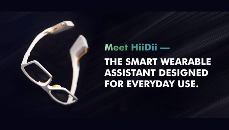 まばたきでデバイスの操作を可能にするハンズフリーグラス「HiiDii Glasses」