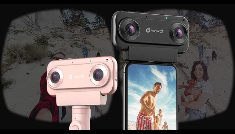 4K・3D・VRの三拍子が揃ったストリーミングカメラ「VIEWPT NANO」
