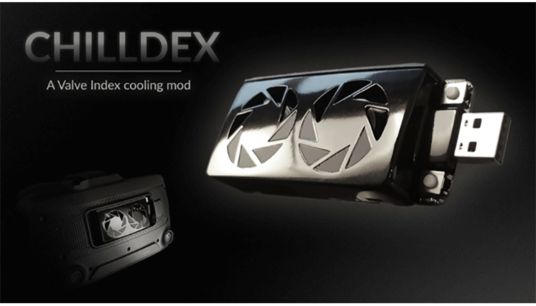 VR機器をより快適に運用するためのデバイス「Chilldex」