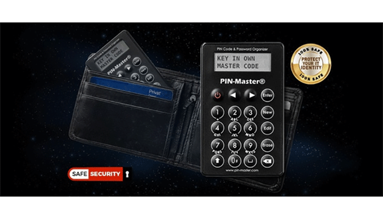 PINコードやパスワードを安心管理「PIN-Master®」