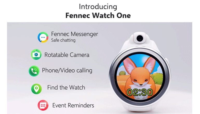 子供達の健康と安全を守るスマートウォッチ「Fennec Watch」
