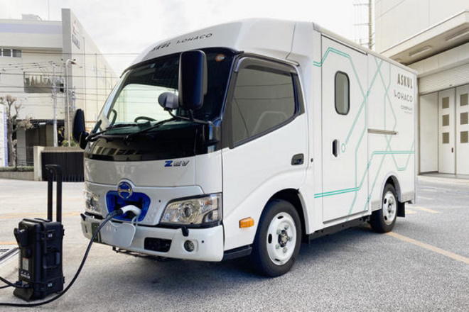 ゼロエミッション、二次電池式小型EVトラックの最適稼働管理を実証