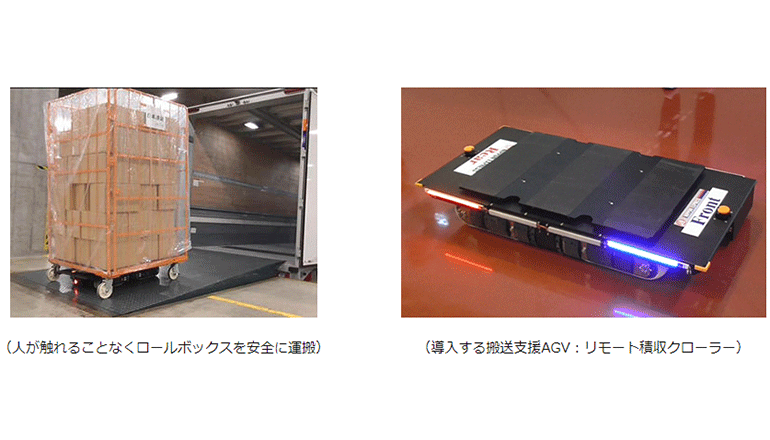 共にAGVを開発、変化が著しい物流現場の作業を省力化