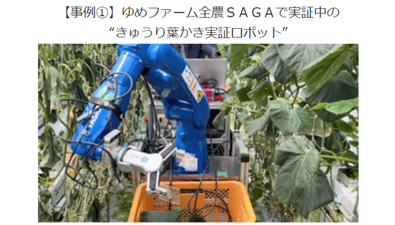 ロボットによる選果作業など、農業分野のスマート化を加速する